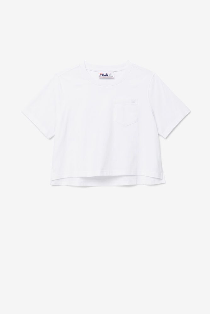 Fila Blenda T-Shirt White - Womens - 06147DBMA